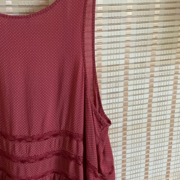 Intimates by Free People popular burnt orange slip Lace & Ruffles L - Picture 6 of 7